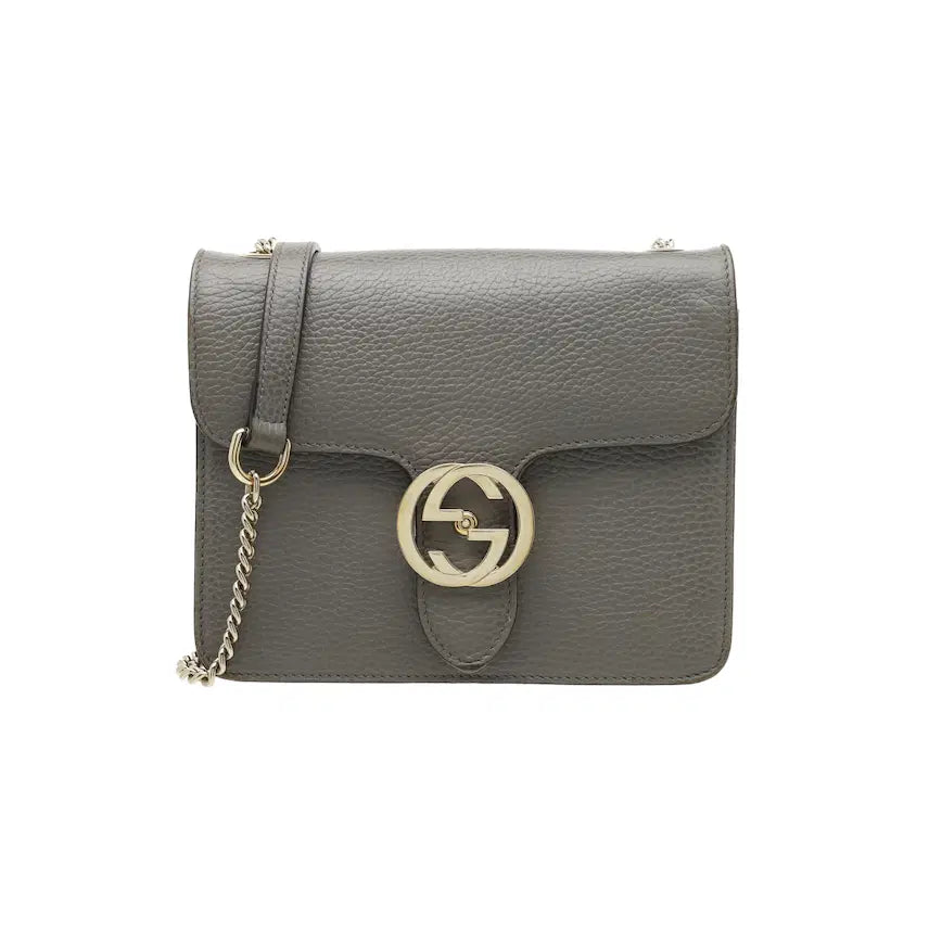 [BUNJANG] Gucci Interlocking GG Shoulder Bag Small / 구찌 인터로킹 GG 숄더백 스몰
