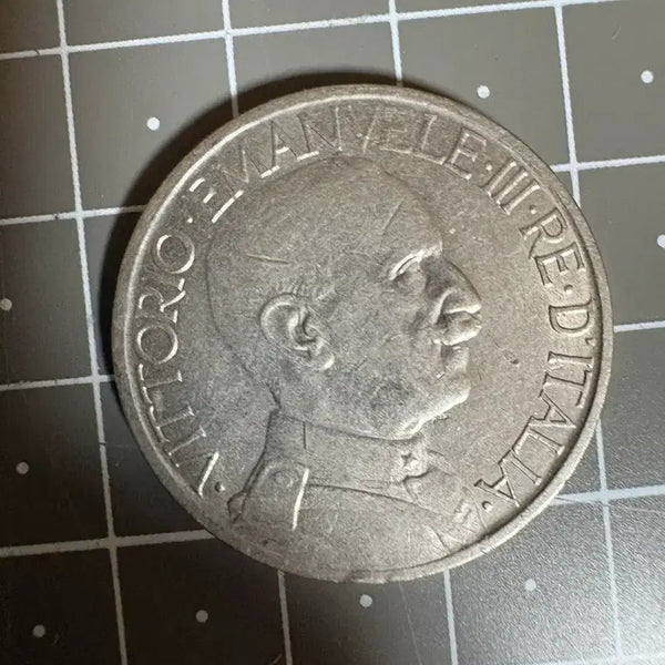 [BUNJANG] 1923 Italy Vittorio Emanuele III 2 Lire Coin / 1923 이탈리아 비토리오 에마누엘레 3세 2리라 주화