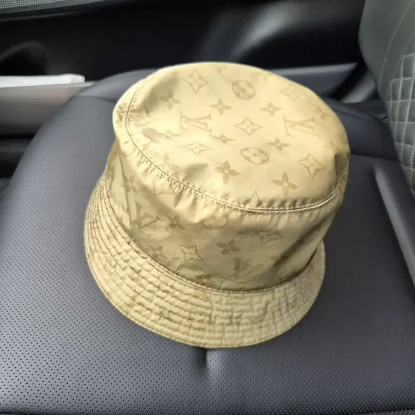 [BUNJANG] Louis Vuitton Monogram Bucket Hat Gold / 루이비통 모노그램 버킷햇 골드