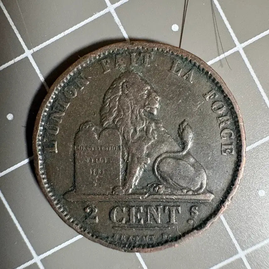 [BUNJANG] Belgium 1873 2 Centesimes Coin / 벨기에 1873년 2센트 주화