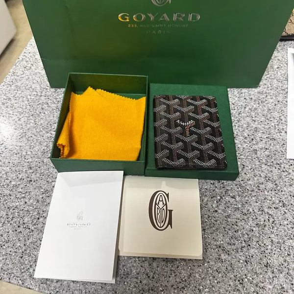 [BUNJANG] Goyard Saint Marc Wallet Black Full Set / 고야드 생마르크 지갑 블랙 풀구성