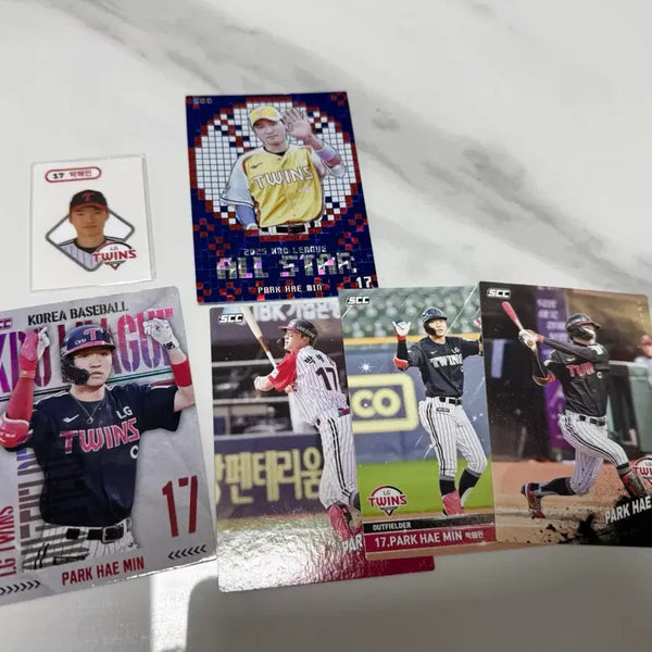 [BUNJANG] LG Twins Park Hae-min KBO Team-Up Sticker Card / 엘지트윈스 박해민 띠부씰 kbo카드