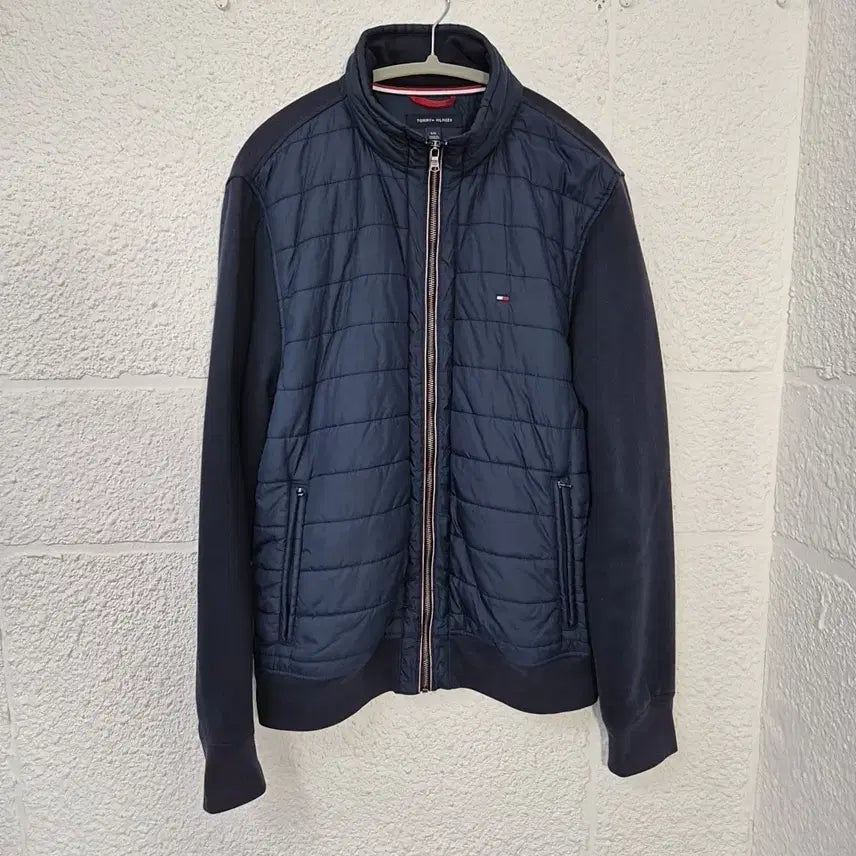 [BUNJANG] Tommy Hilfiger Quilted Jacket Navy / 타미힐피거 퀼팅 자켓 네이비