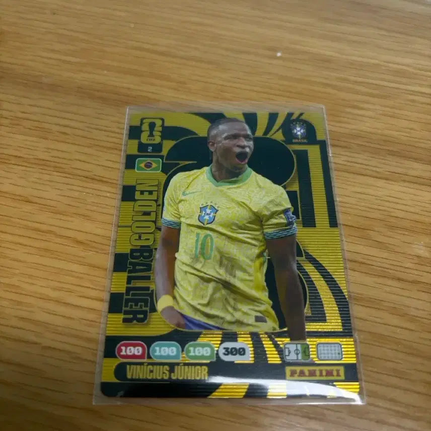 [BUNJANG] Panini Vinícius Júnior Golden Baller Card 2026 World Cup / 파니니 비니시우스 주니어 골든 발러 카드 2026 월드컵
