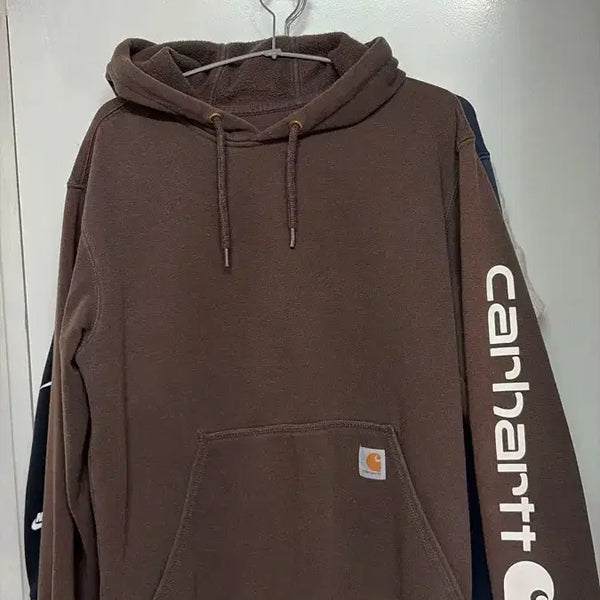 [BUNJANG] Carhartt Logo Hooded Sweatshirt / 칼하트 후드티