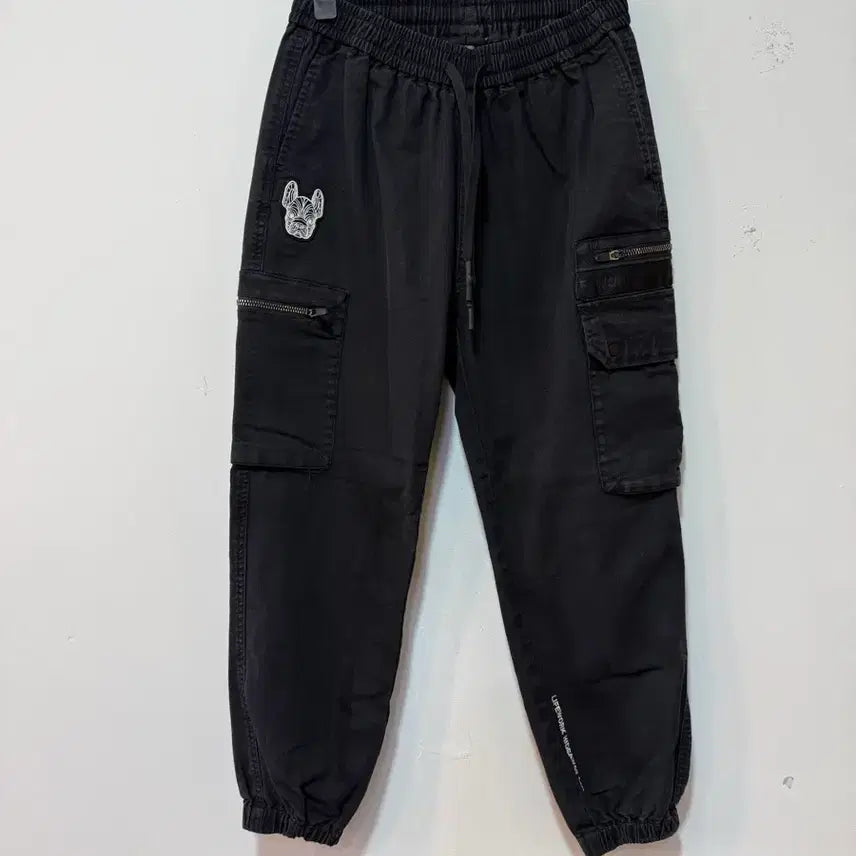 [BUNJANG] Life Work Black Cargo Jogger Pants / 라이프워크 블랙 카고 조거팬츠 F(M)