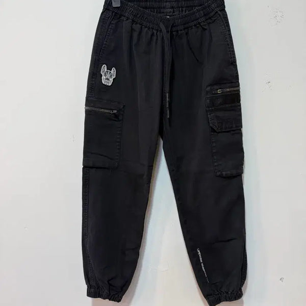 [BUNJANG] Life Work Black Cargo Jogger Pants / 라이프워크 블랙 카고 조거팬츠 F(M)