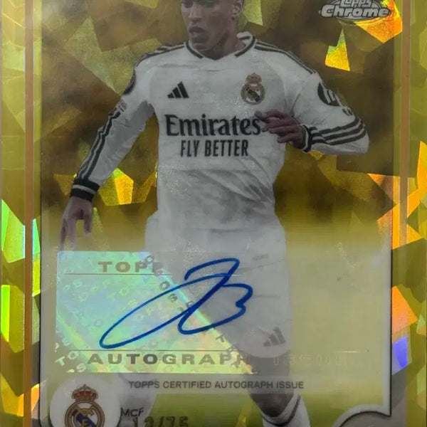 [BUNJANG] Jude Bellingham 24-25 Topps Chrome Sapphire 75-Limited Auto Card / 24-25 주드 벨링엄 탑스크롬 사파이어 75한정 오토