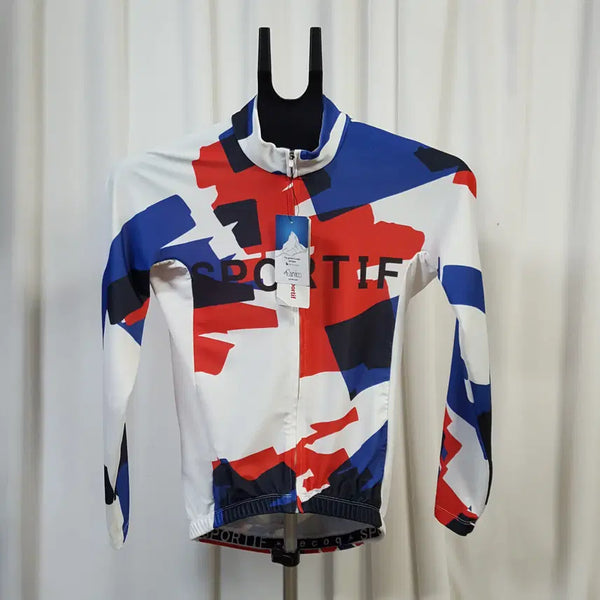 [BUNJANG] Le Coq Sportif Men's Cycling Zip-Up Jersey (Size 95) / 르꼬끄 스포티브 새상품 남성 자전거복 상의 집업 95 오일장