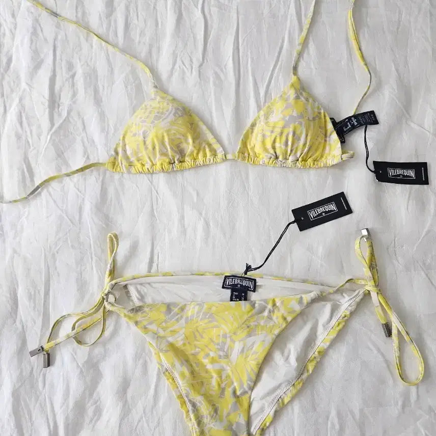 [BUNJANG] Vilbrequin Bikini Yellow EU36 / 빌브레퀸 (빌보콰)수영복 비키니 옐로우 새제품