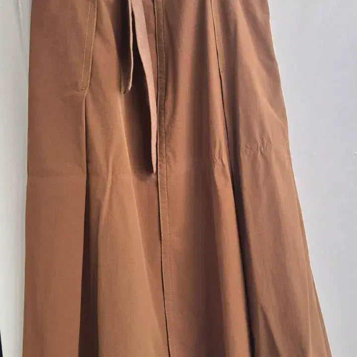 [BUNJANG] On & On Flare Long Skirt Brown / 온앤온  플레어 스커트