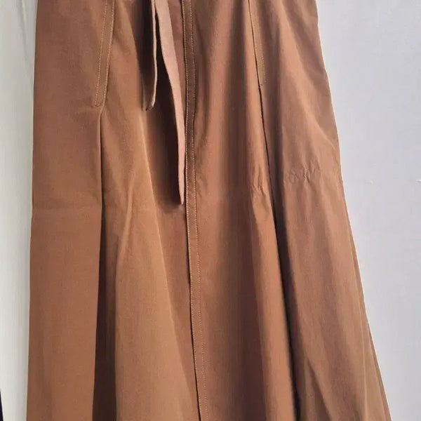 [BUNJANG] On & On Flare Long Skirt Brown / 온앤온  플레어 스커트