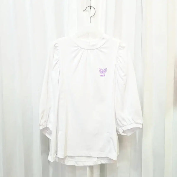 [BUNJANG] Anna Sui White Puff Shoulder Blouse / 20s s 안나수이 화이트 퍼프 숄더 블라우스 C466