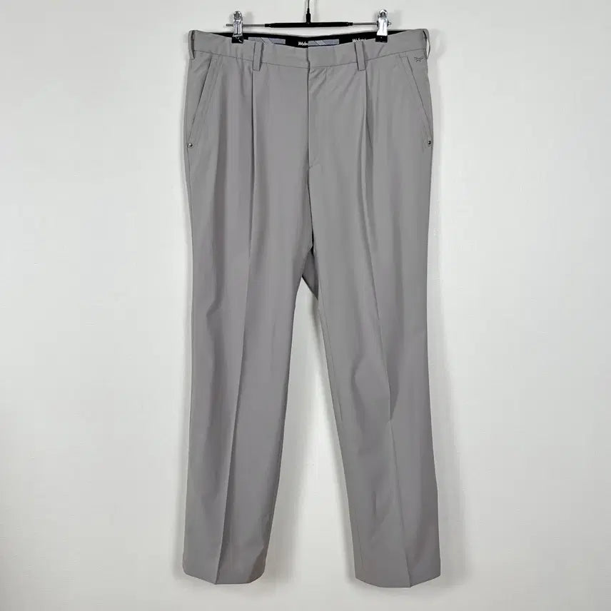 [BUNJANG] WOOLSY Women's Spring/Summer Span Slacks Pants Beige-Gray XL / 울시 여름 봄 스판 슬랙스 바지 남XL 라덴 빈티지
