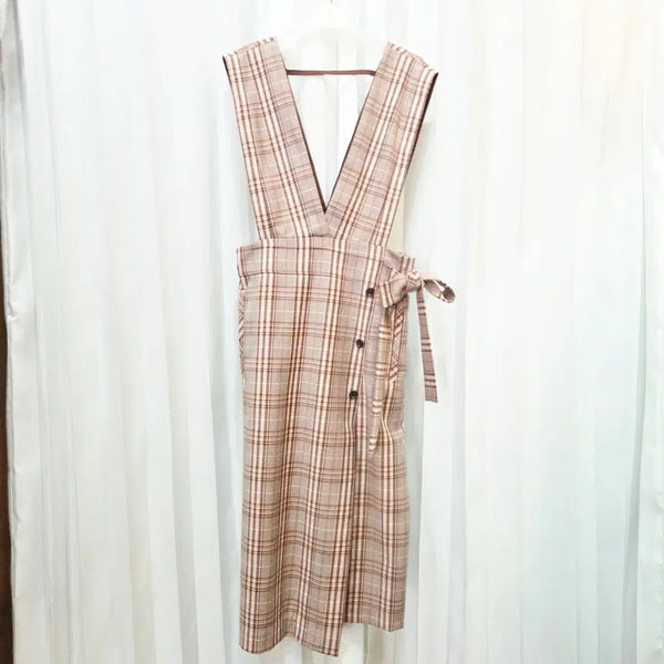 [BUNJANG] Duel Check Pattern Dress C467 / 95 듀엘 체크 패턴 원피스 C467
