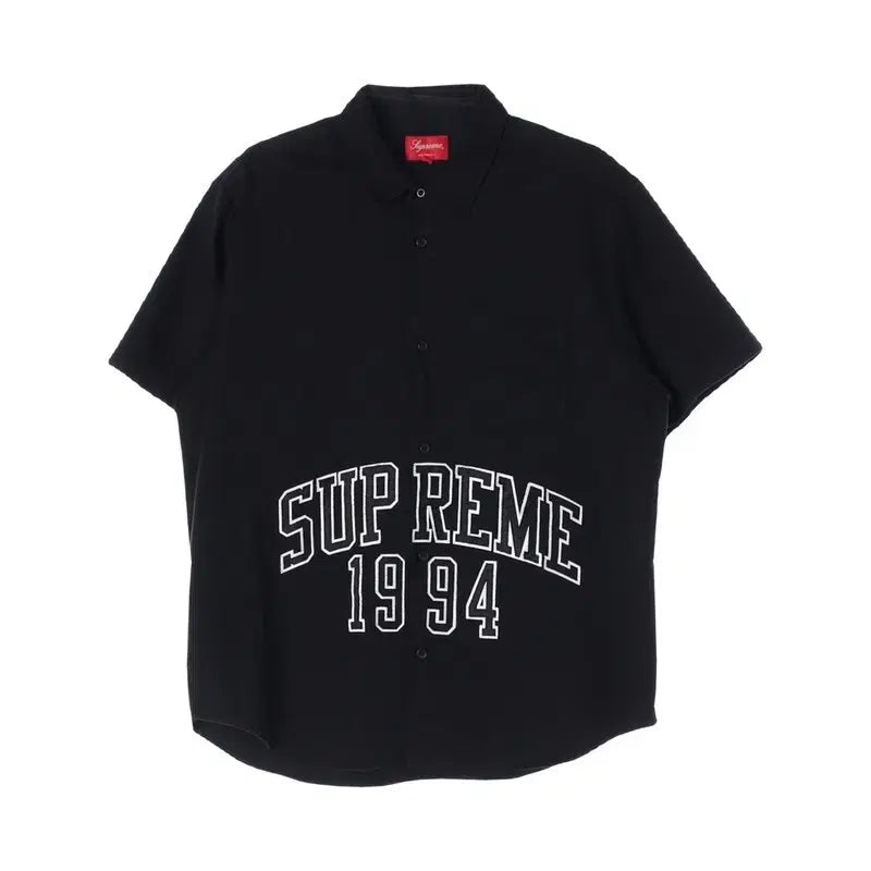 [BUNJANG] Supreme 20SS Arc Logo Short Sleeve Shirt (Men's L) / 슈프림 (MEN - L) 코튼 폴리 20SS 아크 로고 반팔 셔츠