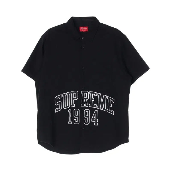 [BUNJANG] Supreme 20SS Arc Logo Short Sleeve Shirt (Men's L) / 슈프림 (MEN - L) 코튼 폴리 20SS 아크 로고 반팔 셔츠