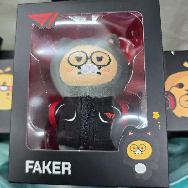 [BUNJANG] Kakao Friends x T1 Faker Chunsik Collaboration Plush Keyring / 카카오프렌즈 티원 페이커 춘식이 콜라보 T1 FAKER