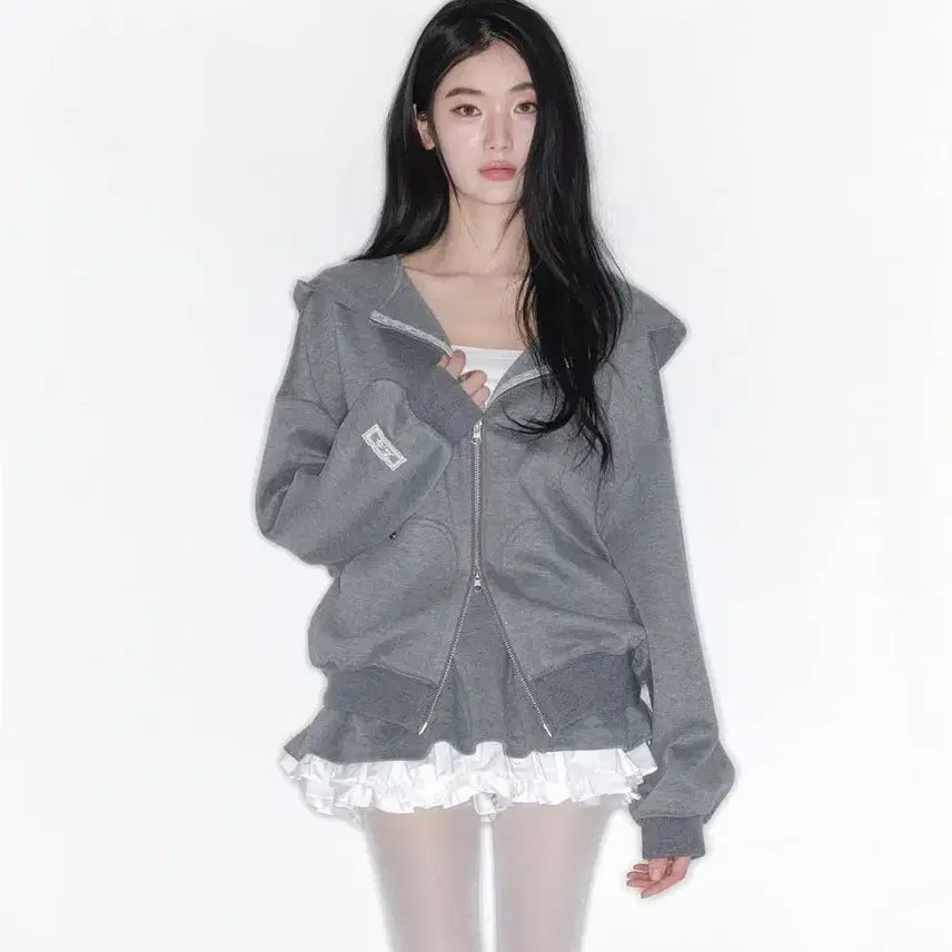 [BUNJANG] Thetis Twinkle Angel Layered Skirt Grey / [새제품] 더티스 트윙클 엔젤 레이어드 스커트 #그레이