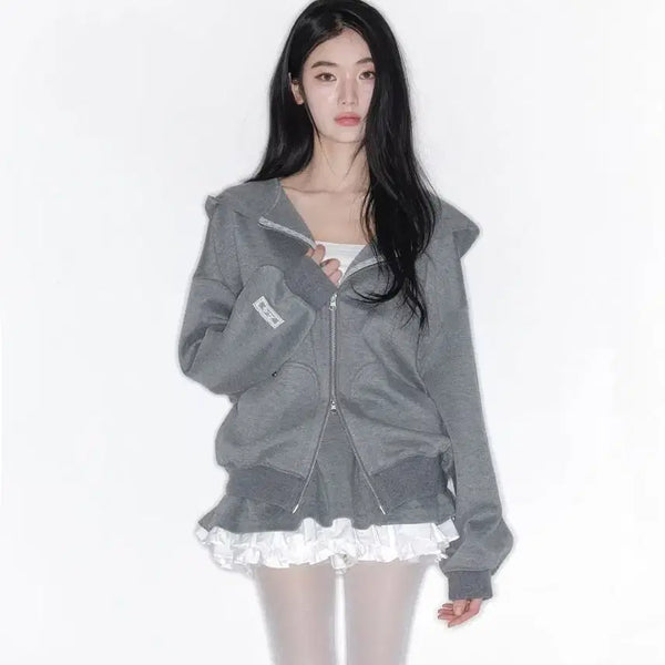 [BUNJANG] Thetis Twinkle Angel Layered Skirt Grey / [새제품] 더티스 트윙클 엔젤 레이어드 스커트 #그레이
