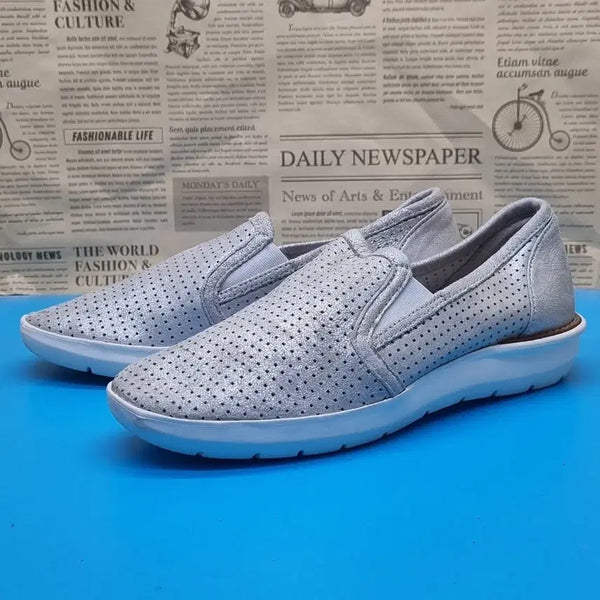 [BUNJANG] Land Rover Perforated Women's Slip-on Shoes (240) / 랜드로버 펀칭 여성 슬립온 240