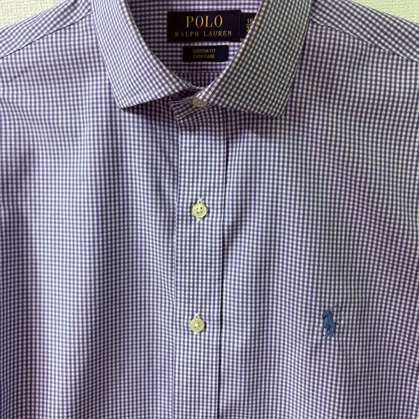 [BUNJANG] Polo Ralph Lauren Gingham Check Custom Fit Shirt / 폴로 랄프로렌 깅엄 체크 셔츠
