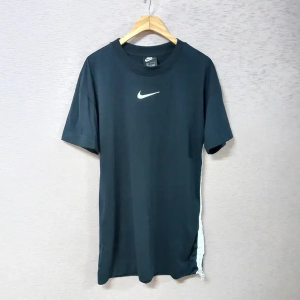 [BUNJANG] Nike Big Swoosh Long Sleeve T-Shirt with Side Stripe / B7-6/나이키 옆라인스트링 빅스우시 롱티