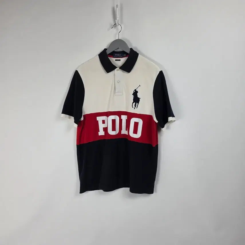 [BUNJANG] Polo Ralph Lauren Navy Big Pony Short Sleeve Polo Shirt Men's L / (한글택정품)폴로랄프로렌 네이비 빅포니 반팔카라 남105,20260706