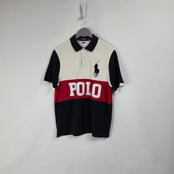 [BUNJANG] Polo Ralph Lauren Navy Big Pony Short Sleeve Polo Shirt Men's L / (한글택정품)폴로랄프로렌 네이비 빅포니 반팔카라 남105,20260706