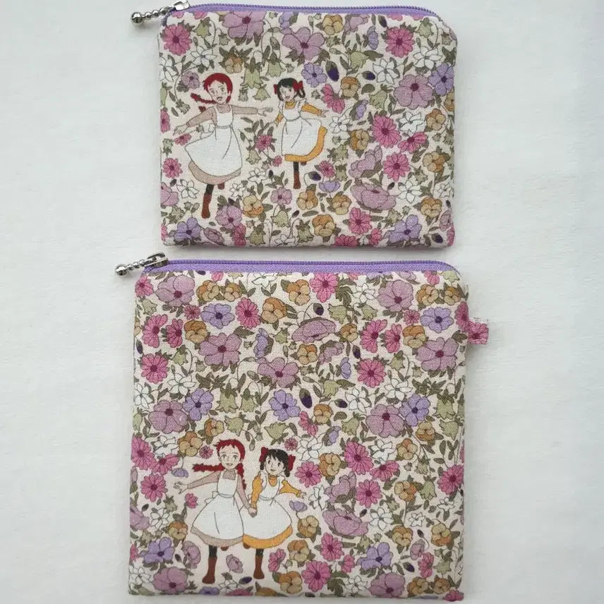 [BUNJANG] Handmade Anne of Green Gables Pouch (Set of 2) / 핸드메이드 빨간머리앤(시크릿 파우치)_2종