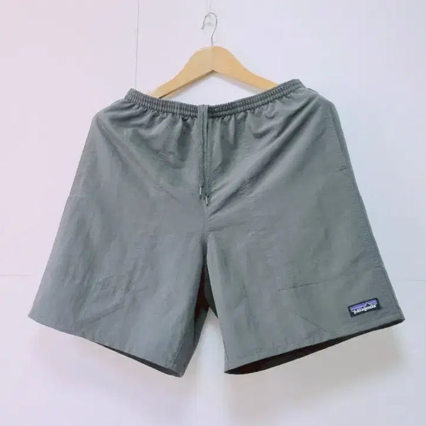 [BUNJANG] Patagonia Baggies 2-in-1 Posy Grey Woven Shorts Men's / 남성 파타고니아 배기스 투인원 포지 그레이 우븐 반바지 바지 트레이닝복