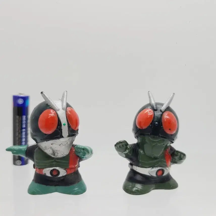 [BUNJANG] Bandai Kamen Rider 1/2 Ichigo & Nigo Finger Puppet Set / 반다이 가면라이더 구1/2호 유비닝교 세트