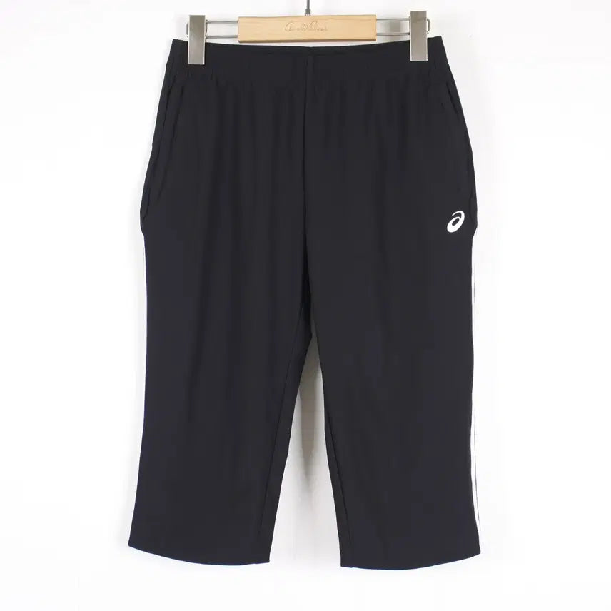 [BUNJANG] Asics Women's 7/10 Length Training Pants Black / 아식스 여성 7부 트레이닝 팬츠