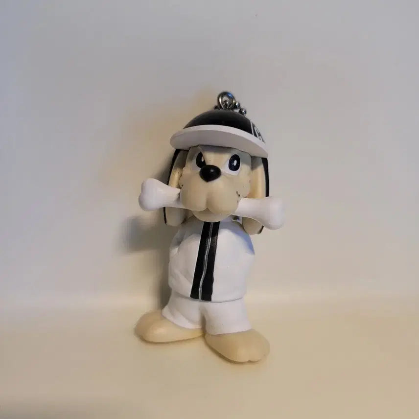 [BUNJANG] GALPY Character Dog Figure Keychain with Bone Accessory / GALPY 캐릭터 강아지 피규어 키링 열쇠고리 가챠 뼈다귀 포함