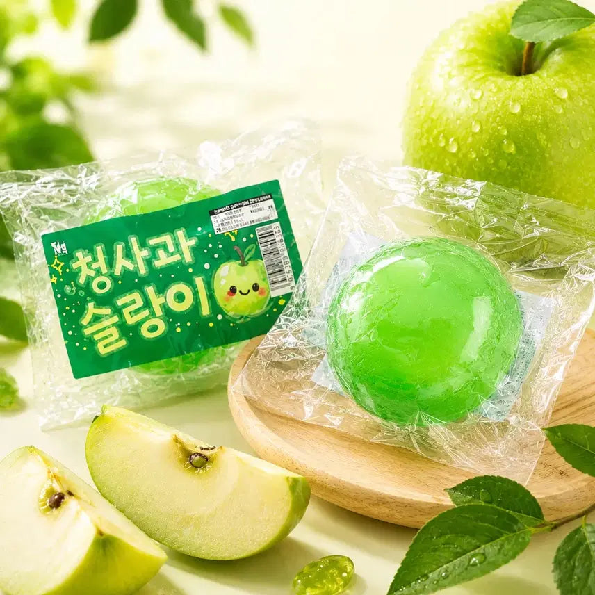 [BUNJANG] Green Apple Squelchy Toy / 청사과 슬랑이