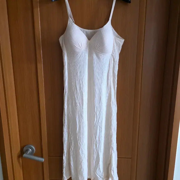 [BUNJANG] Korean Made In-Gyeon Cap Long Dress / Slip / (새생품) 국내제작..내수..인견 소재 캡  롱 원피스겸 슬립
