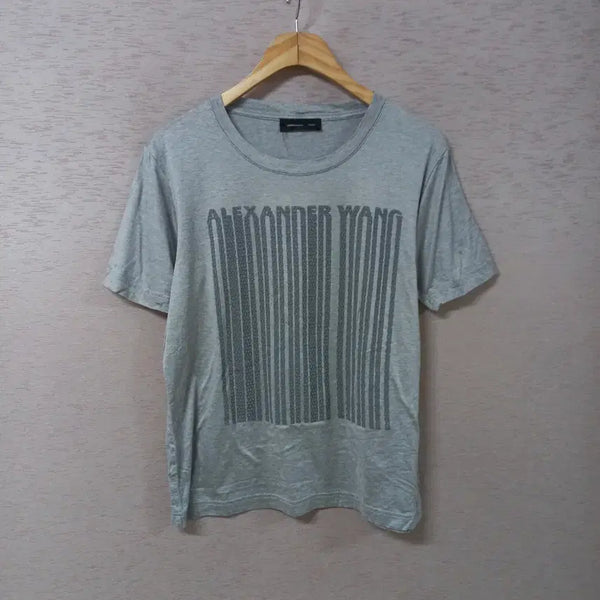 [BUNJANG] Gray Print T-shirt / B7-6/그레이 프린트 티셔츠