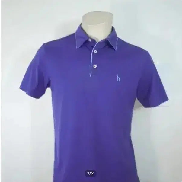 [BUNJANG] Hazzys Men's Short-Sleeve Polo T-Shirt Size 95 / 헤지스/남/반팔/카라티/95