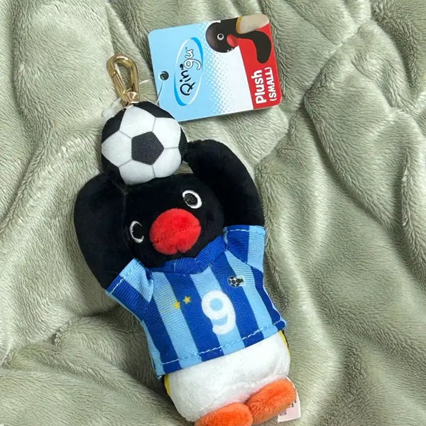 [BUNJANG] Pingu Soccer Player Costume Doll Keychain / 택0,새상품) 핑구 축구 선수 코스튬 인형 키링