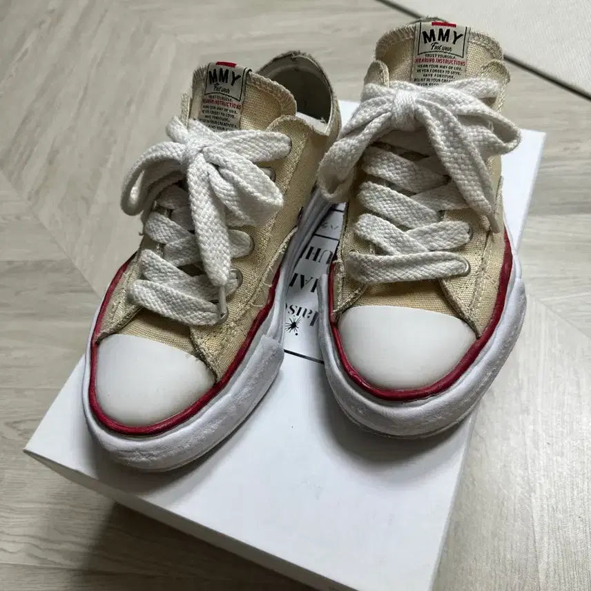 [BUNJANG] Mihara Yasuhiro Peterson OG Sneakers Natural / 미하라 야스히로 피터슨 OG 스니커즈 내츄럴 40
