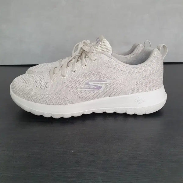 [BUNJANG] Skechers Go Walk Joy Light Beige Shoes (240) / 스케쳐스 고워크 조이 라이트 베이지 (240)
