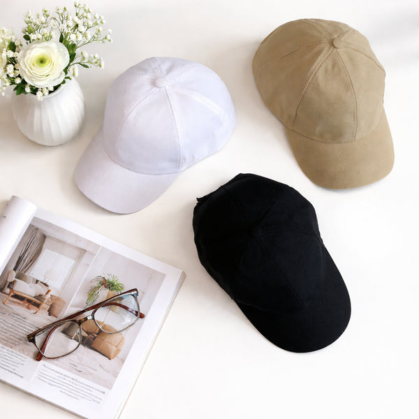 [BUNJANG] Unisex Plain Ball Cap Set (2 pcs) / [새상품] 남녀공용 무지 볼캡 캡모자 2개 세트 (색상 선택 가능)