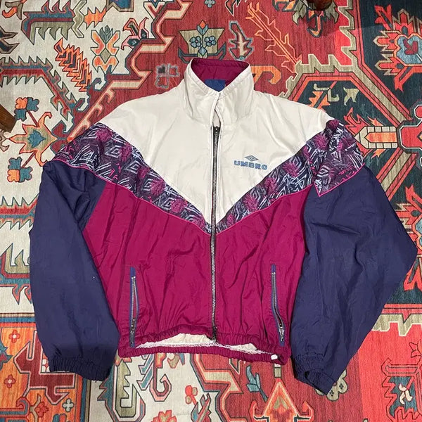 [BUNJANG] Umbro 90s Old Skool Color Block Windbreaker Jacket (L) / 엄브로 90년대 올드스쿨 컬러블록 윈드브레이커 자켓 (L)