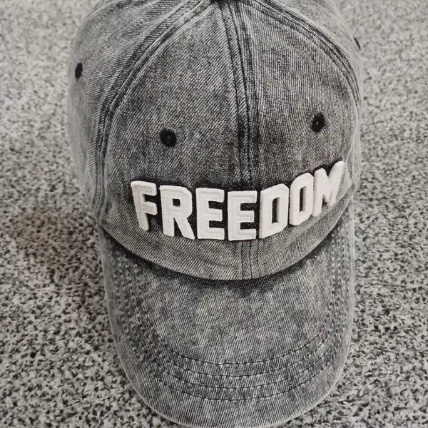 [BUNJANG] FREEDOM Washed Ball Cap / FREEDOM 워싱 볼캡 모자