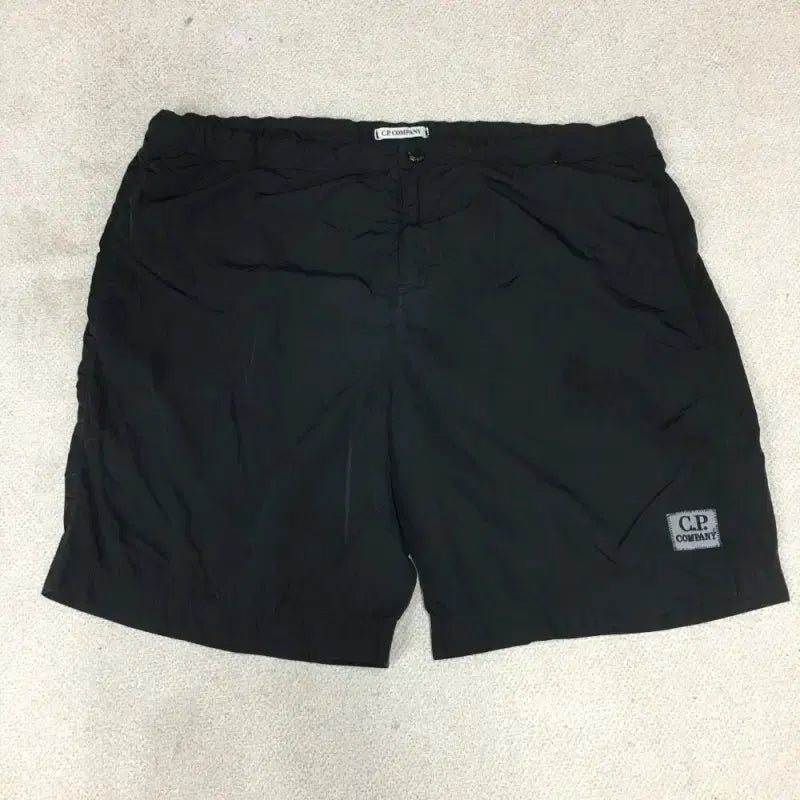 [BUNJANG] C.P. Company Logo Patch Swim Shorts Black Nylon Size 50 / cp컴퍼니 로고 패치 스윔쇼츠 50 시피컴퍼니 나일론 반바지 팬츠