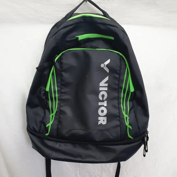 [BUNJANG] Victor Badminton Backpack Black/Fluorescent / 빅터 배드민턴 백팩 블랙/형광