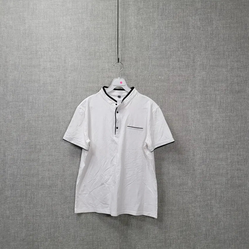[BUNJANG] No Collar Short Sleeve T-shirt Size 95 / ㄹ132 노카라 반팔 95