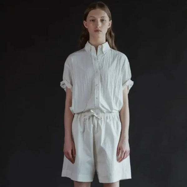 [BUNJANG] Nothing Written Poco Cotton Short Pants Ivory S / 낫띵리튼 poco cotton short pants 포코 팬츠