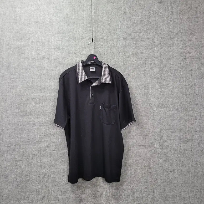 [BUNJANG] Black Collar T-shirt Size 105 / ㄹ134 블랙 카라티 105