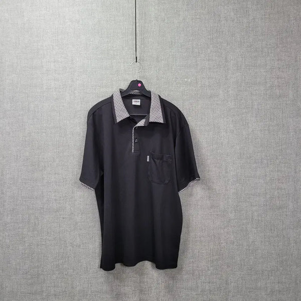 [BUNJANG] Black Collar T-shirt Size 105 / ㄹ134 블랙 카라티 105
